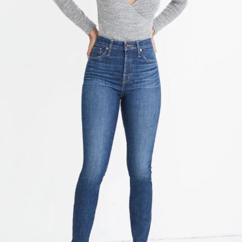 Madewell High Rise Skinny Crop Jeans, Size 29
